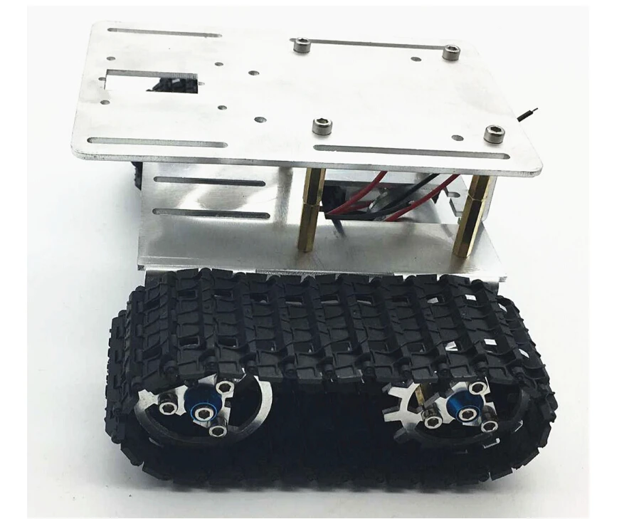 Умный гусеничный автомобиль 2wd трекер гусеничные роботы DIY шасси Танк гусеница