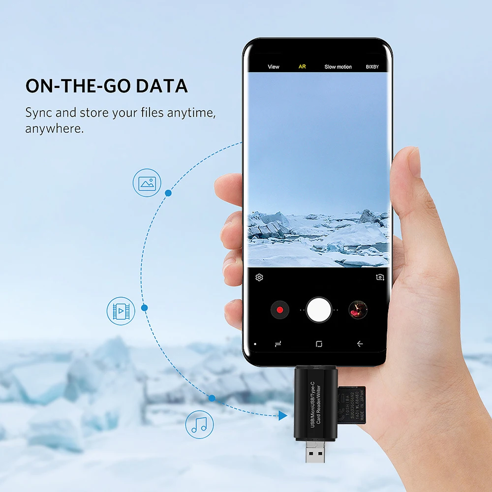 Kebidu USB 2 0 многофункциональный считыватель карт памяти Micro OTG Type C