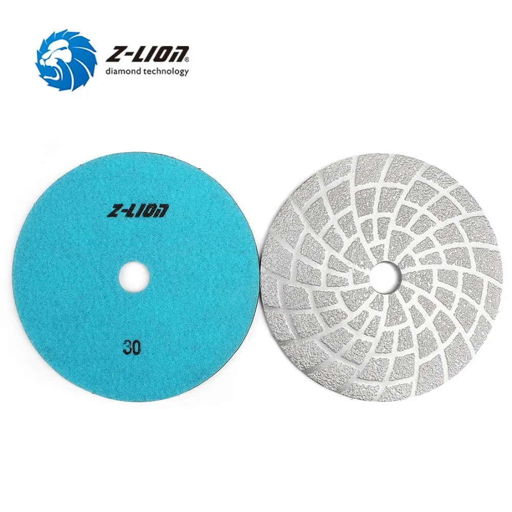 Z LION 6 &quot3 шт./компл. алмазные шлифовальные диски с вакуумной пайкой гранитные