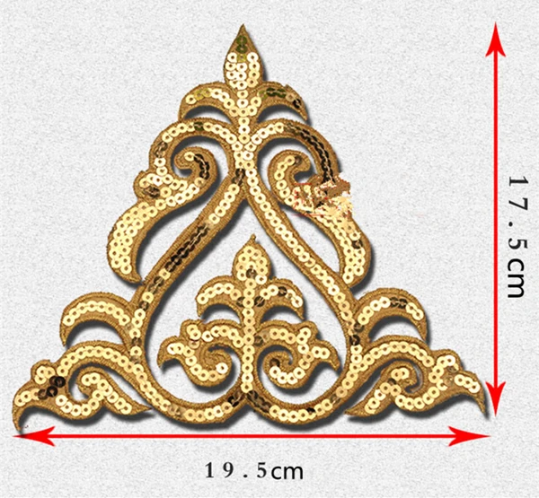 10 шт. этнический узор с блестками сценическая Глажка одежды пирографический YN737 |