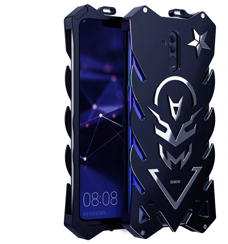 Для Huawei Mate 20 Lite Zimon авиационный алюминиевый металлический корпус прочный