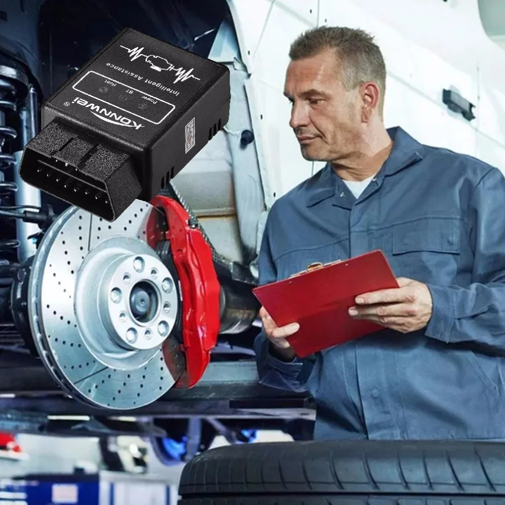 Высокая точность KW912 ELM327 OBD2 Автомобильный прибор для выявления неисправностей