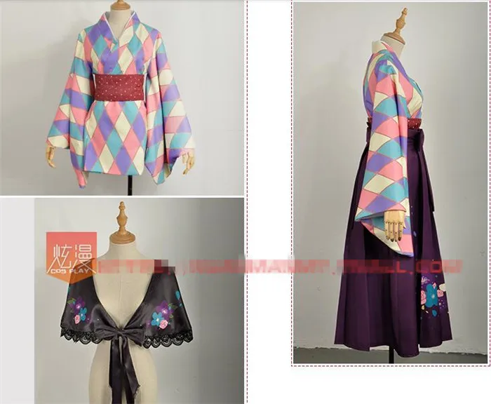 Love live Нодзоми тодзё Taisho кимоно unawakening Косплей Костюм Хэллоуин аниме платье