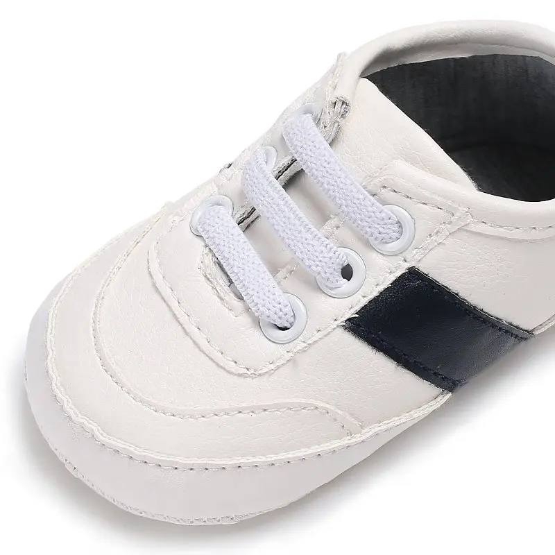 

2018 PU Leather Baby Boy Shoes First Walkers Babe Cute Soft Bottom Newborn Baby Shoes 0-18M