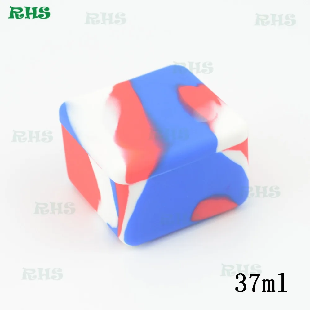 Квадратные силиконовые банки для стеклянных водопроводных труб размер 37 мл 10 шт.