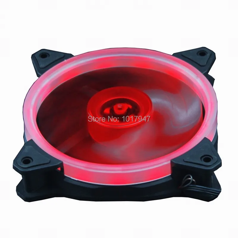 5 шт./партия Aura 120 мм x 25 12 см вентилятор охлаждения корпуса компьютера с красным