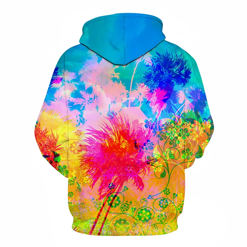 Colorful Splash paint 3D Sweatshirt Men Women Hoodies Hot Sale Quality Pullover 6XL Autumn Tracksuits Fashion Casual Jacket Coat | Мужская