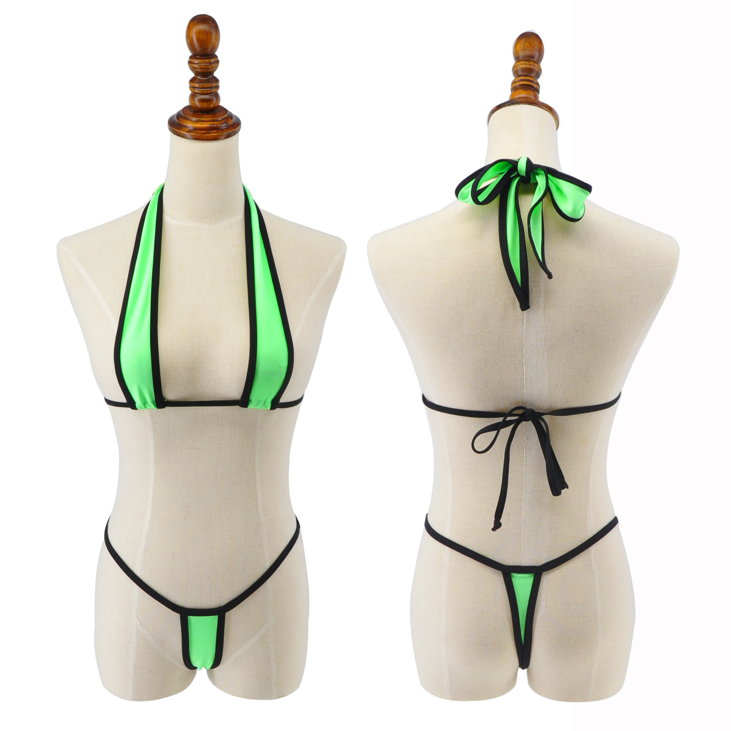 2018 сексуальный комплект микро бикини пляжные стринги купальный костюм