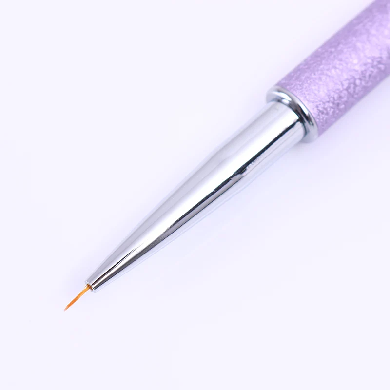 Фиолетовый Ногтей Плоской Кисть Рисунок Пером Шарик Ручки Маникюр Инструмент|tool