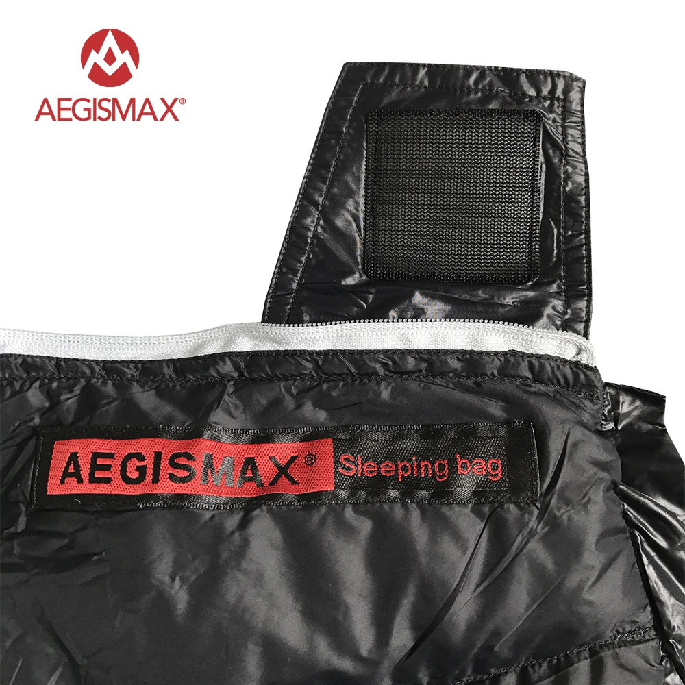 AEGISMAX удлиненный сверхлегкий спальный мешок с конвертом 95% белого гусиного пуха