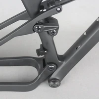 2021 full Suspension MTB carbon frame XC mountain carbon framset BB92 UD matte can customzied paint 29er 275er boost
