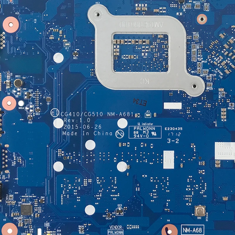 Для lenovo IdeaPad 100-15IBD 100-15IBY Материнская плата ноутбука I3-5005U DDR3L 5B20K40878 5B20L16962 CG410/DC510 NM-A681 полностью протестирована