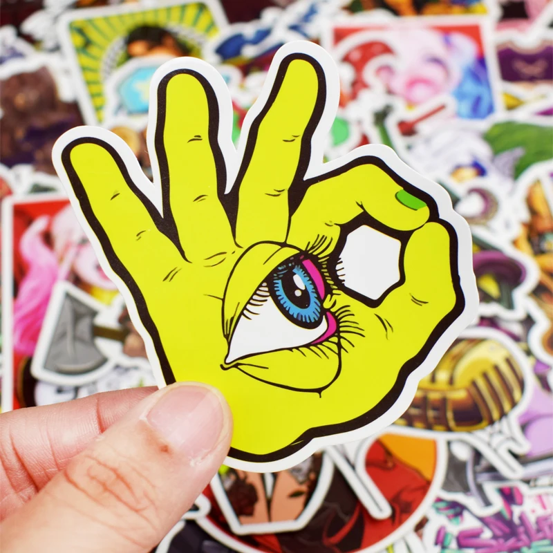 50 шт. наклейки на велосипед багаж ноутбук скейтборд холодильник гитару|Наклейки