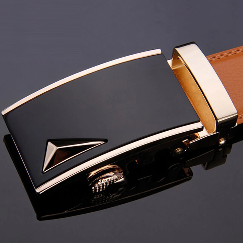 Ремень мужской с автоматической пряжкой модный роскошный брендовый пояс Jaguar