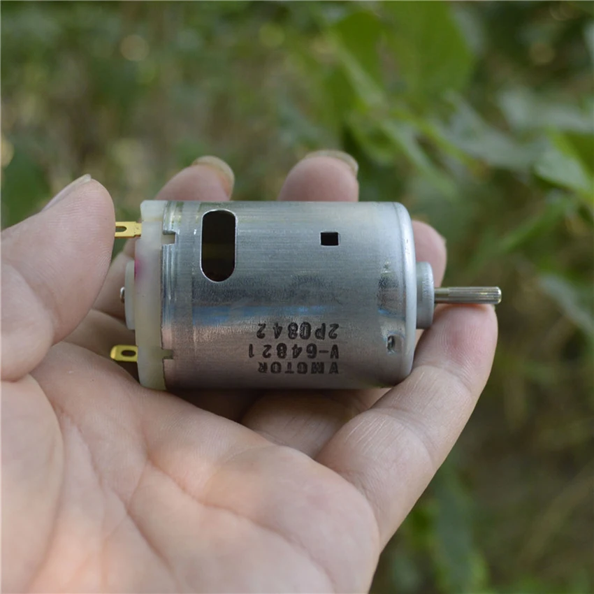 540 двигатель постоянного тока 6V-12V DC мотор щетки углерода 10000-20000 об./мин. для