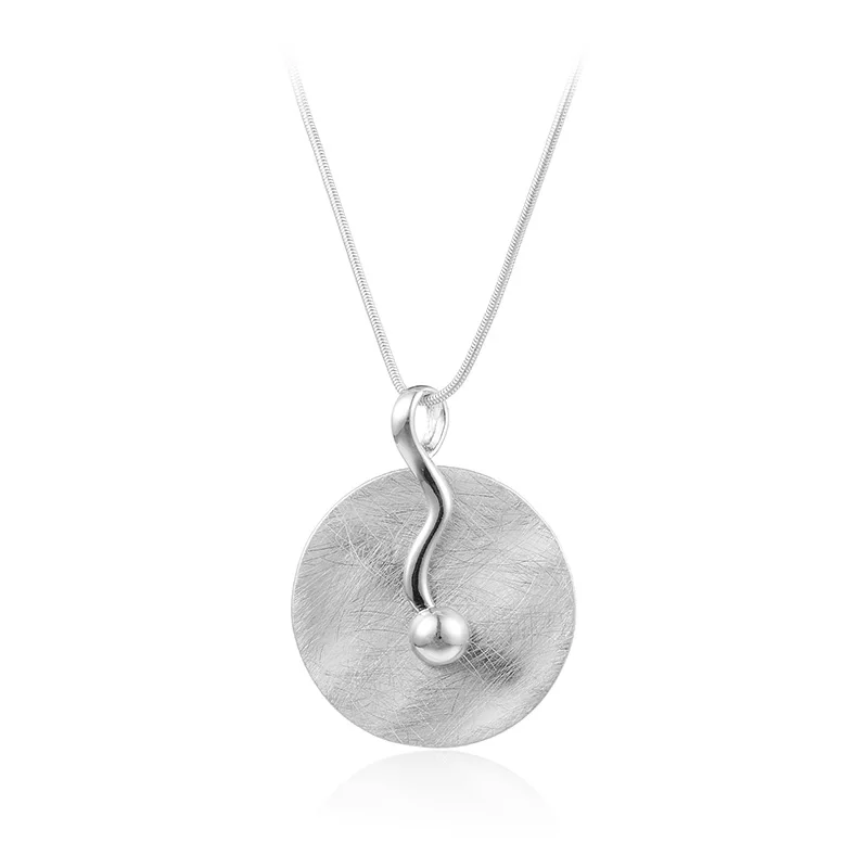 HONGYE Collier Femme Длинные ожерелья и подвески для женщин круглое массивное ожерелье