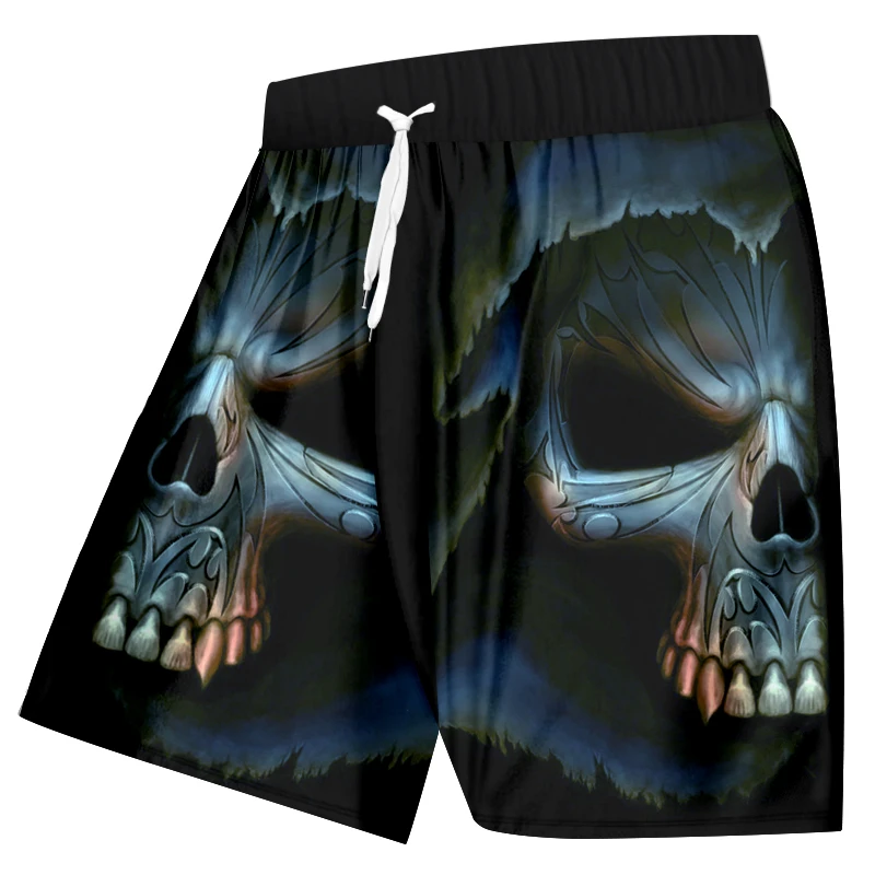 UJWI мужские повседневные шорты с 3d Цифровым принтом Grim Reaper Boardshorts боксеры