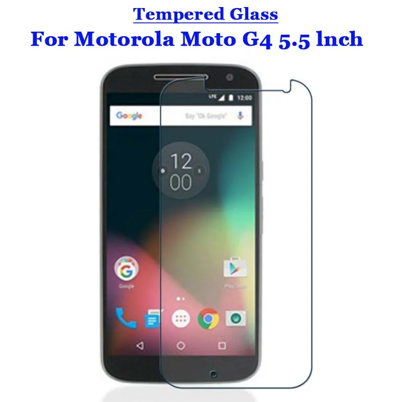 Для Motorola Moto G4 5 дюймов закаленное стекло 9 H 2.5D Премиум Защитная пленка для экрана G