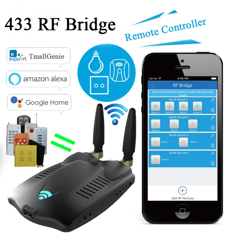 Controller, Rf Bridge Roller Shutter Remote