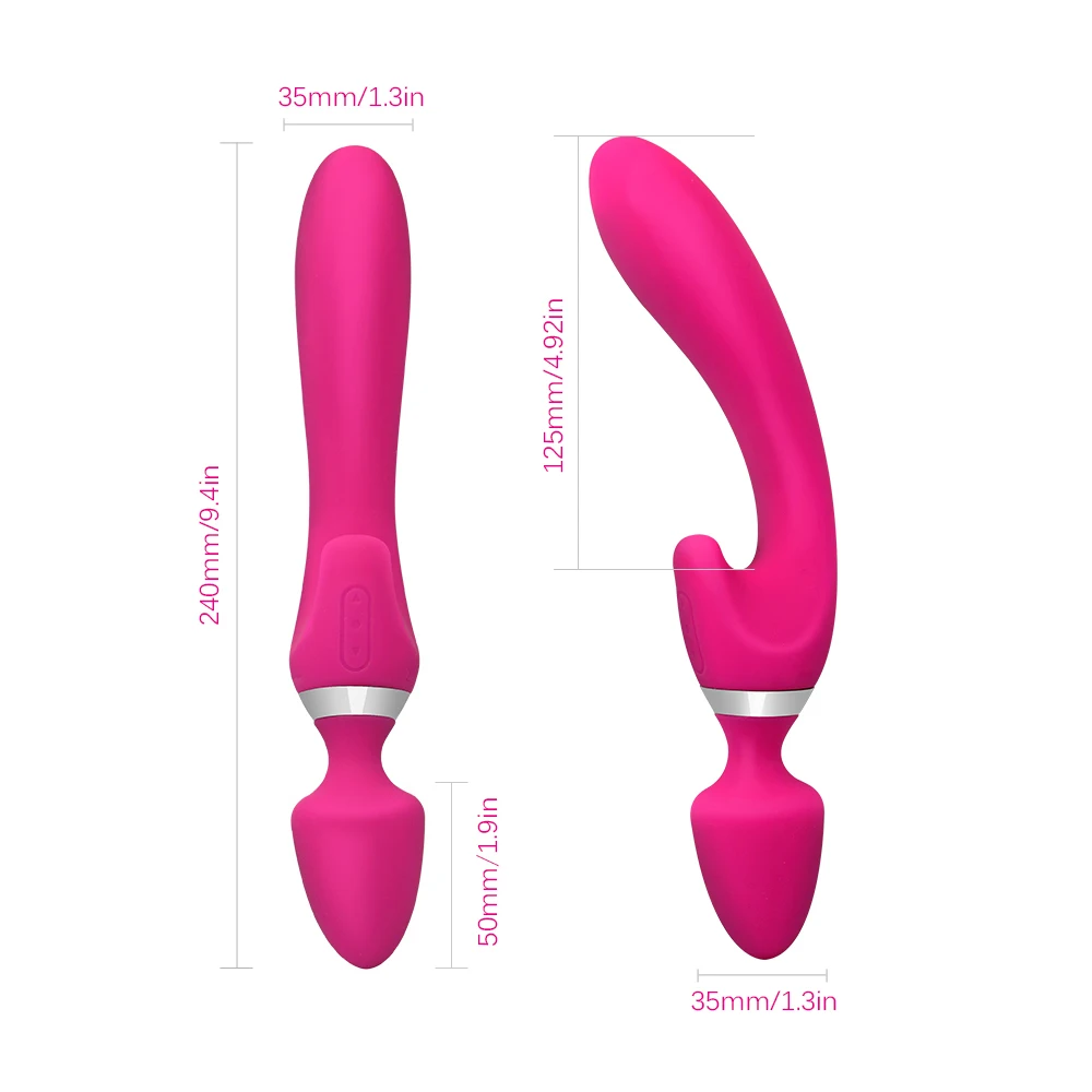 Erotic wand Magnetic masturbation Vibrator Woman's G-spot Clitoris Stimulator Couples Flirting Massager Adult Products Sex Shop | Красота