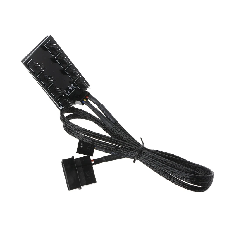 Новинка от 1 до 8 4 контактный разветвитель вентилятора Molex TX4 PWM для охлаждения ЦП