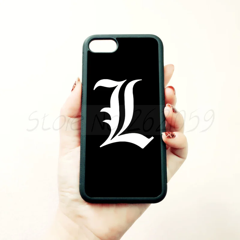 Death Note L cartoon soft edge phone case for iphone 5s se 6 6s plus 7 7plus 8 8plus X XR XS MAX black silicone cover | Мобильные