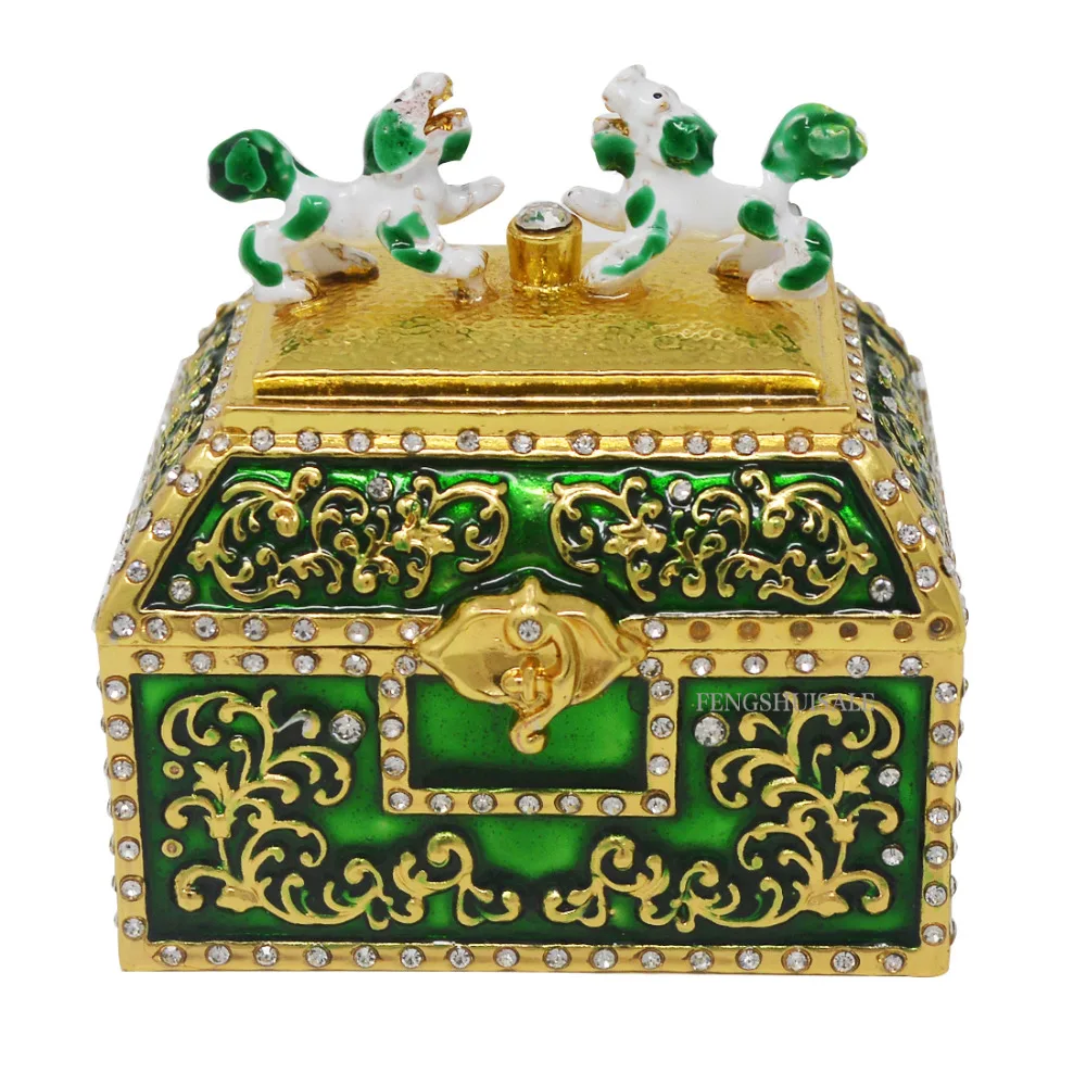 Fengshui зеленый Кладоискатель для денег LuckK W3310|chest| |