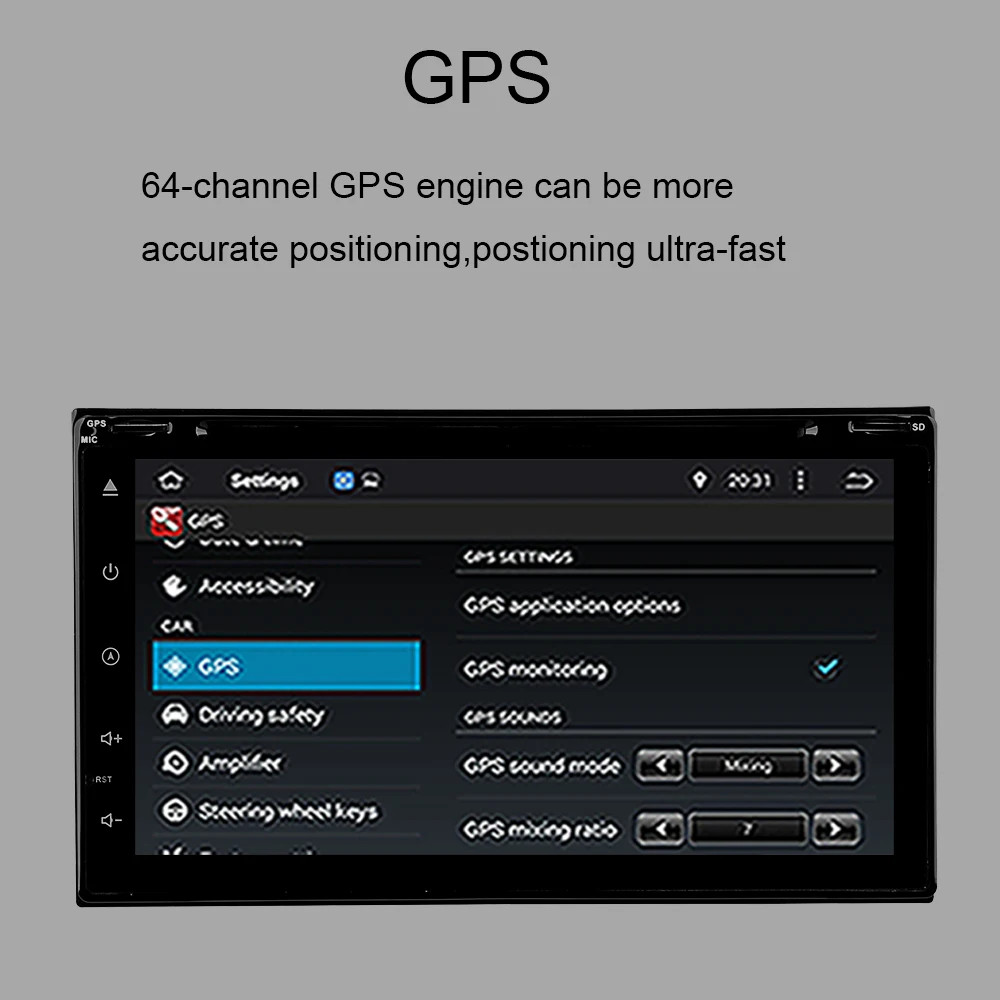 Универсальный автомобильный Dvd проигрыватель 6 95 дюйма 2 din Android 9 0 Gps умное радио