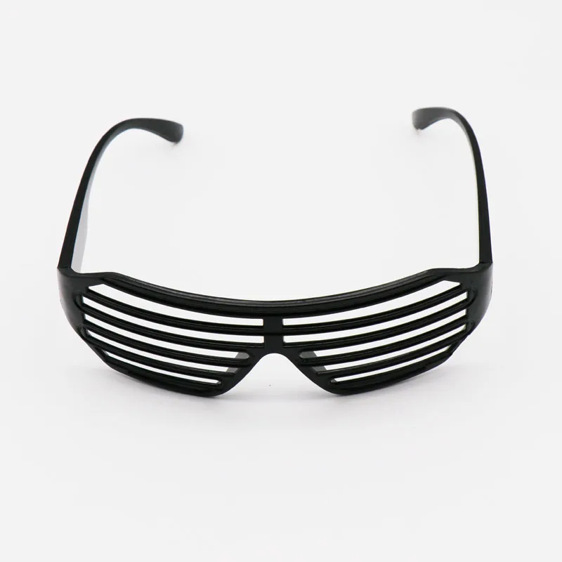 no light glasses Неоновые вечерние EL очки EL Wire неоновые Светодиодные Солнцезащитные очки светящиеся очки Rave костюм вечеринка DJ Солнцезащитные Очки День Рождения Декор - Цвет: no light glasses