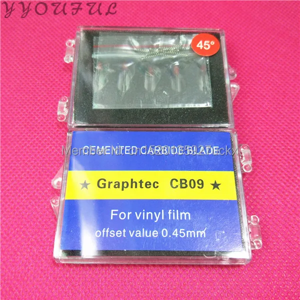 Бесплатная доставка 15 шт. 45 градусов Graphtec CB09 CB09U CE6000 CE5000 лезвия для silhouette cameo craftrobo