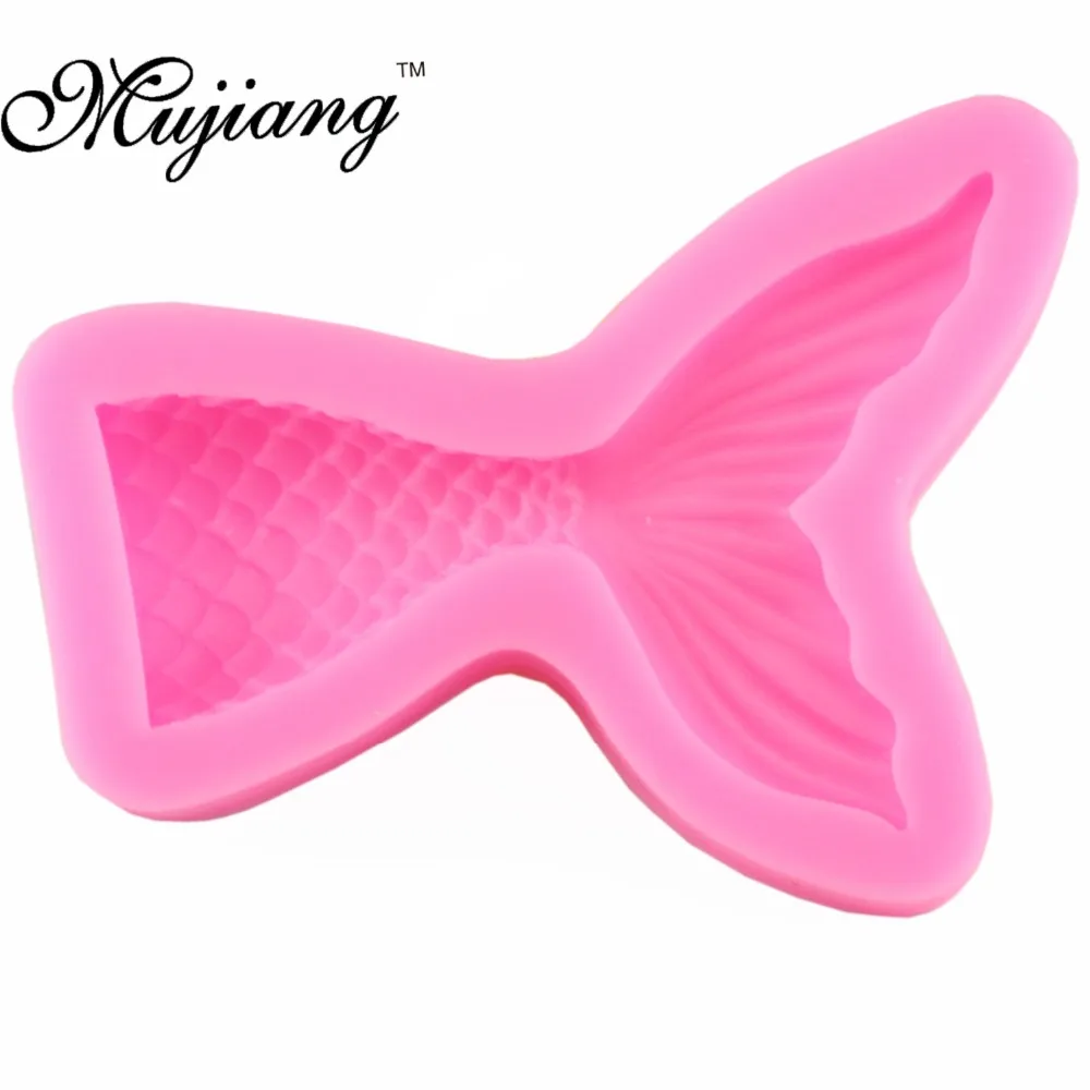 Mujiang силиконовая форма в виде хвоста русалки декоративные инструменты для кухни