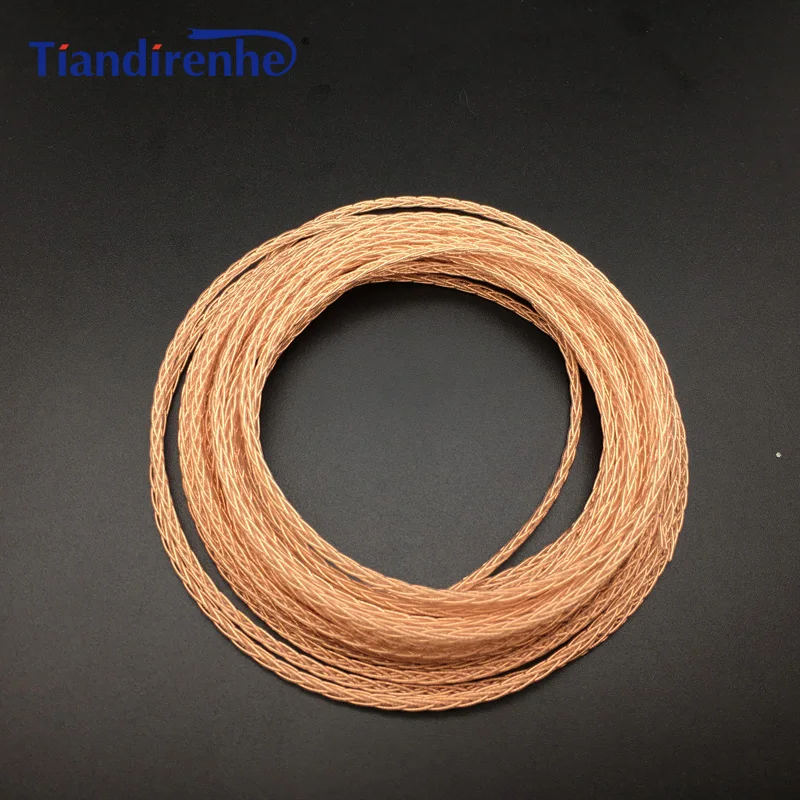 Tiandirenhe DIY наушники для ремонта кабеля 8 ядерный обновления аудио кабели гарнитура