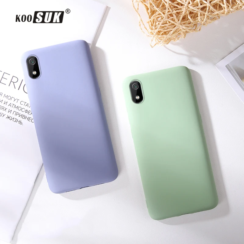 

Тонкий мягкий Оригинальный чехол из жидкого силикона для Xiaomi Redmi 7A Redmi7a, чехол для телефона