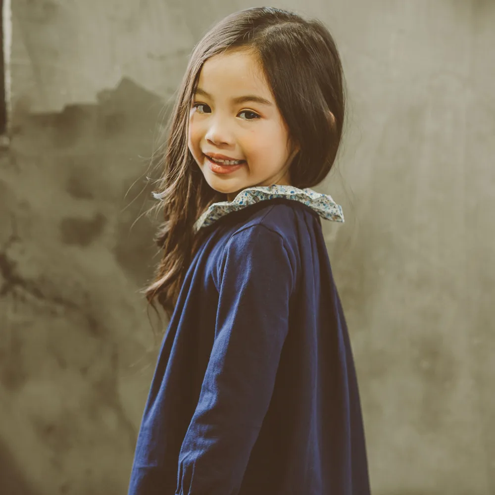 Korean Design Christmas Costumes For Girls Cotton Dress Autumn Winter Floral Collar Princess Dresses Kids Party Clothes | Детская одежда