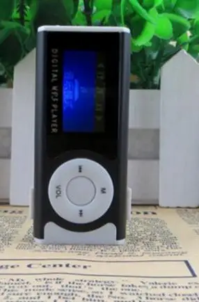 Черный USB мини MP3-плеер с зажимом, ЖК-экран, поддержка 16 ГБ, Micro SD, TF карта, с наушниками и usb-кабелем, портативный MP3 музыкальный дизайн, спортивный - Цвет: Черный