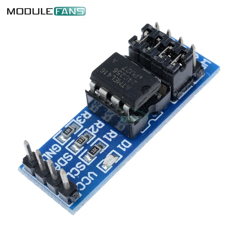Модуль памяти EEPROM 2 шт. AT24C256 I2C IIC интерфейс чип 8P индикатор источника питания