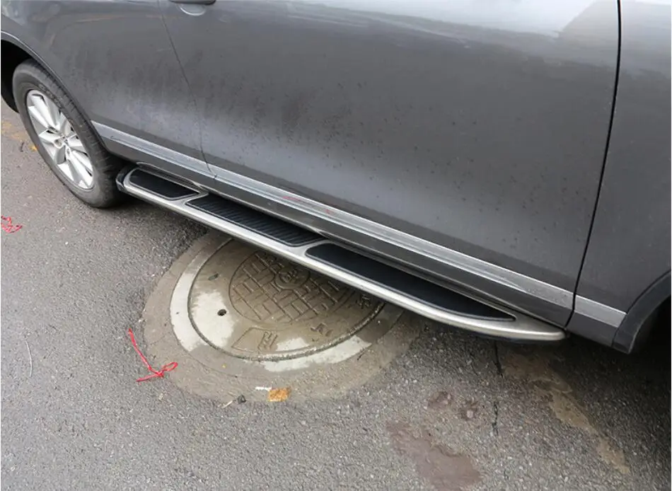 Автомобильные подножки для Volkswagen VW Touareg 2011 2016 Боковые педали высокого качества