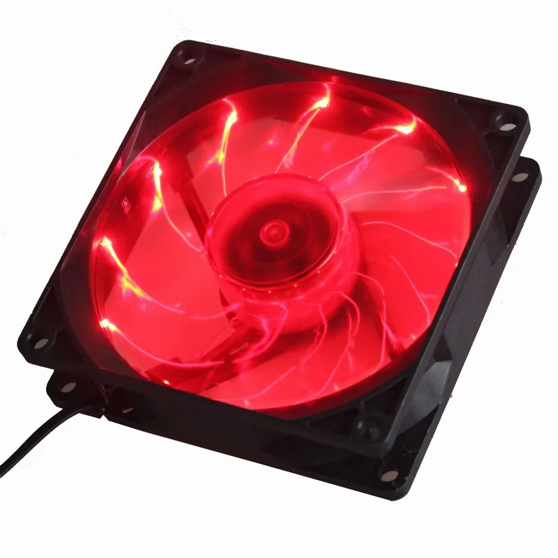 5 шт. Gdstime 15 LED PC чехол для компьютера радиатор охлаждающий вентилятор DC 12V 3Pin 90 мм