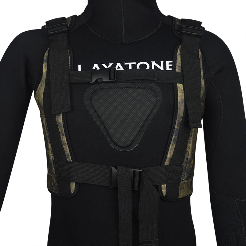 LayaTone 3 мм неопреновый жилет для мужчин тренировочный бега фитнеса подводной