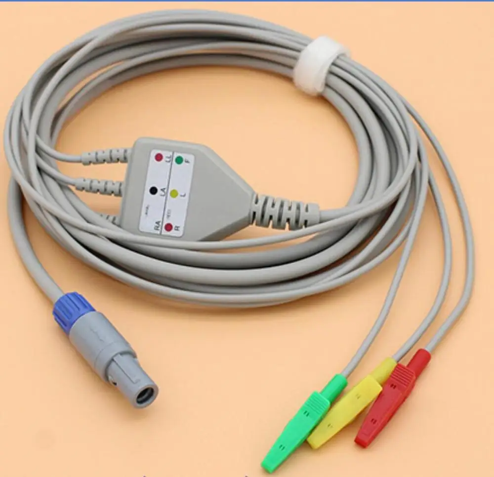 Для Biosys 3 свинцовый кабель ECG и свинцовые провода Стандартный один шт. Redel 6