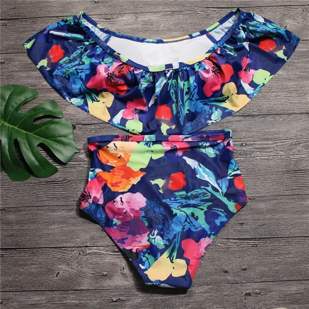 One Piece Swimsuit Sexy Swimwear Women 2018 Summer Beach Wear Bathing Suit Bandage Backless Halter Top Monokini Bodysuit | Спорт и