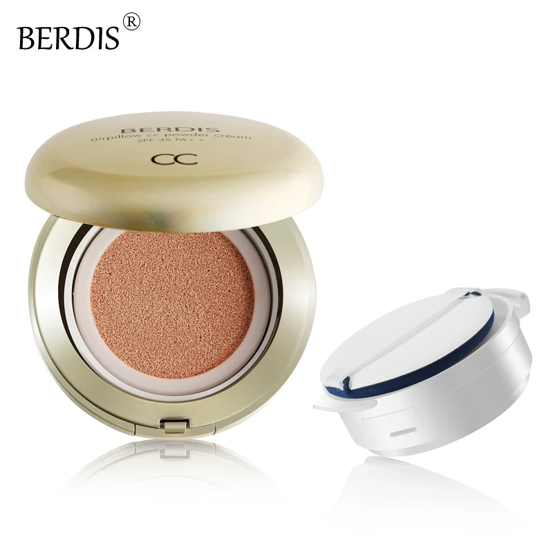 

Крем-консилер Berdis Air Cushion CC SPF35 PA ++, УВЛАЖНЯЮЩАЯ основа под макияж, 18 мл * 2