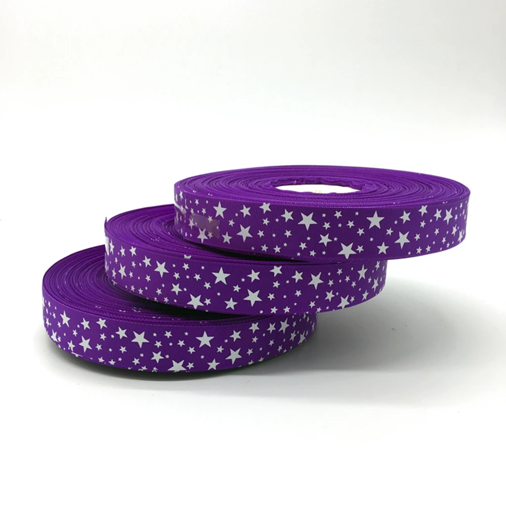 Бант для волос сделай сам 5 ярдов/партия 1 дюйм (25 мм)|star grosgrain ribbon|decorate ribbon sewingribbon