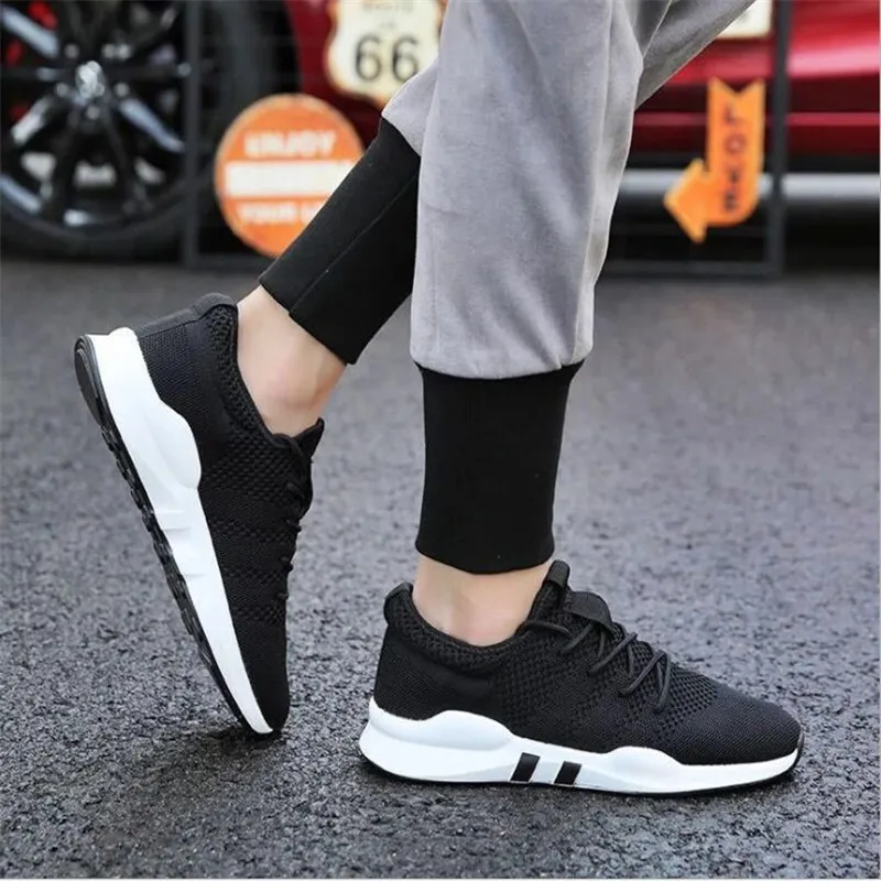 New Mesh Men Casual Shoes Lac-up Lightweight Walking Sneakers Breathable Sport Running Tenis Feminino Zapatos | Обувь