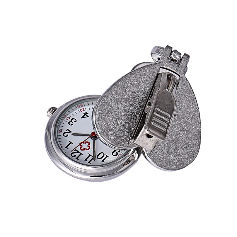 Модные женские часы Роскошные улыбающееся лицо Сердце клип-на кулон Медсестры