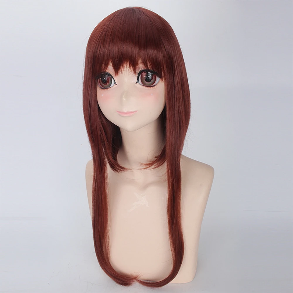 Himouto! Umaru-chan Nanan ebina Long Straight Brown Cosplay Wig 70cm Heat Resistant Synthetic Hair Wigs For Women |