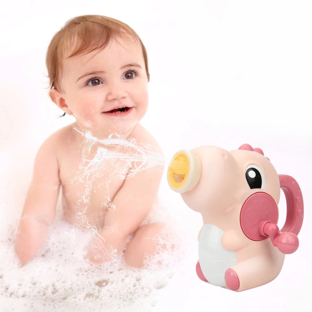 Детские Мультяшные Игрушки для ванны летняя водная Веселая игра спрей динозавр