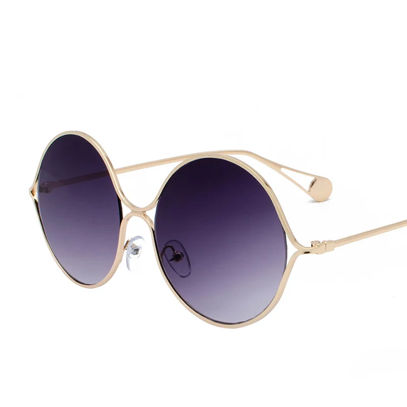 2018 маленькие овальные солнцезащитные очки для мужчин металлическая оправа Ретро