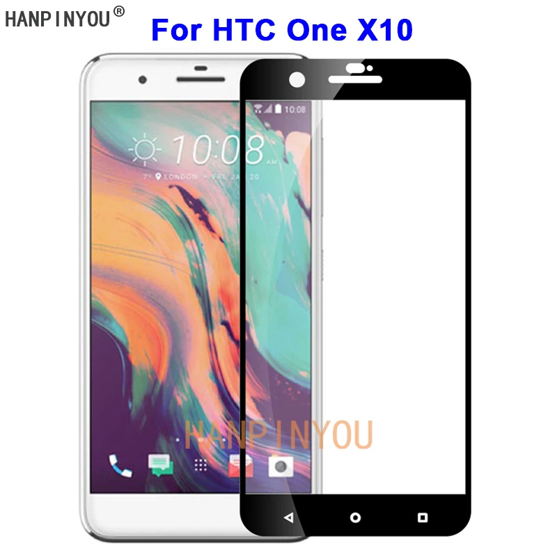 

Закаленное защитное стекло 5,5 "для HTC One X10 Защитная стеклянная пленка для экрана", твердость 9H 2.5D