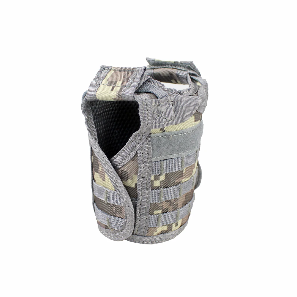 Тактический пивной жилет военный Molle жилет мини-бутылка для вина крышка жилет охладитель напитков регулируемый плечевой ремень - Цвет: ACU